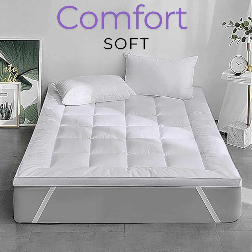 Topper Saltea Comfort Soft 160×200 cm Damasc Dunga 1 cm